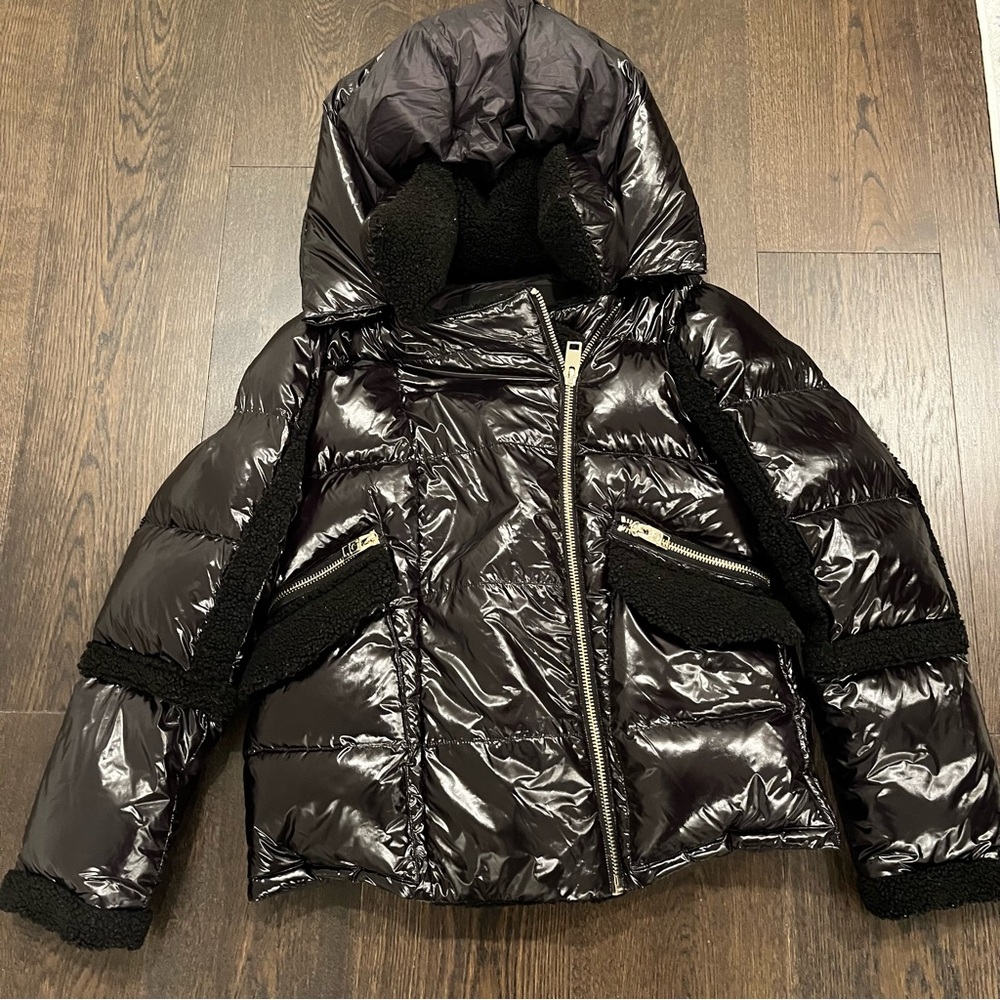 NICOLE BENISTI Black Puffer Jacket